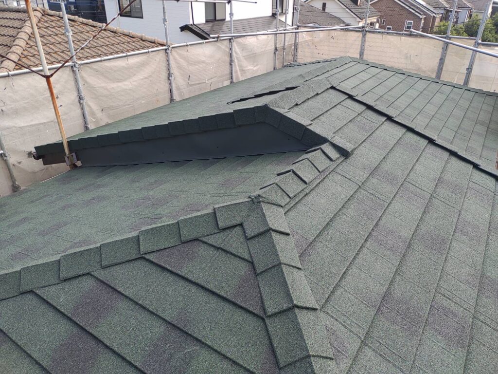 ディプロマットに葺き替えた屋根