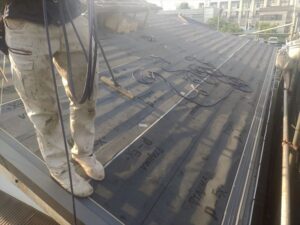 軒先唐草、ケラバを付けた屋根