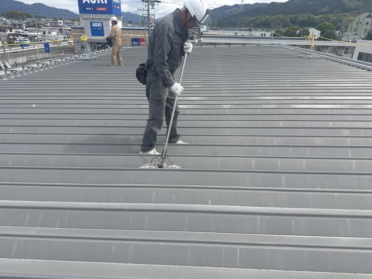 サーモバリア施工前の屋根洗浄