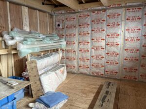 家の断熱材の様子