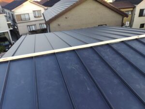 立平ロック施工中