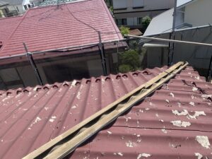 かわらUの棟を外した写真