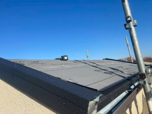 塔屋部分のルーフィング