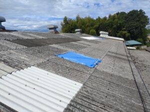 スレート屋根雨漏りの応急処置