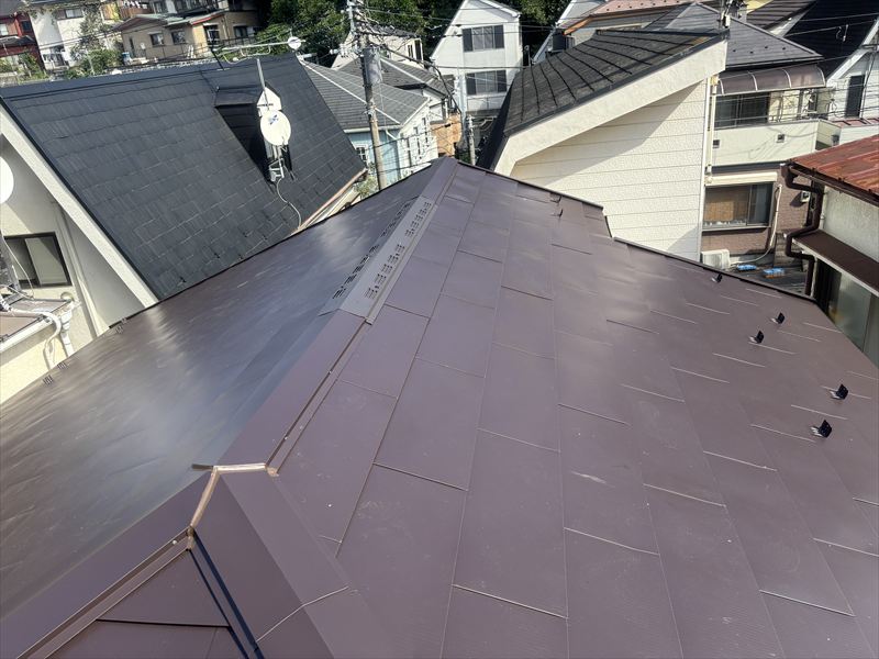 雨漏り修理・屋根工事完成