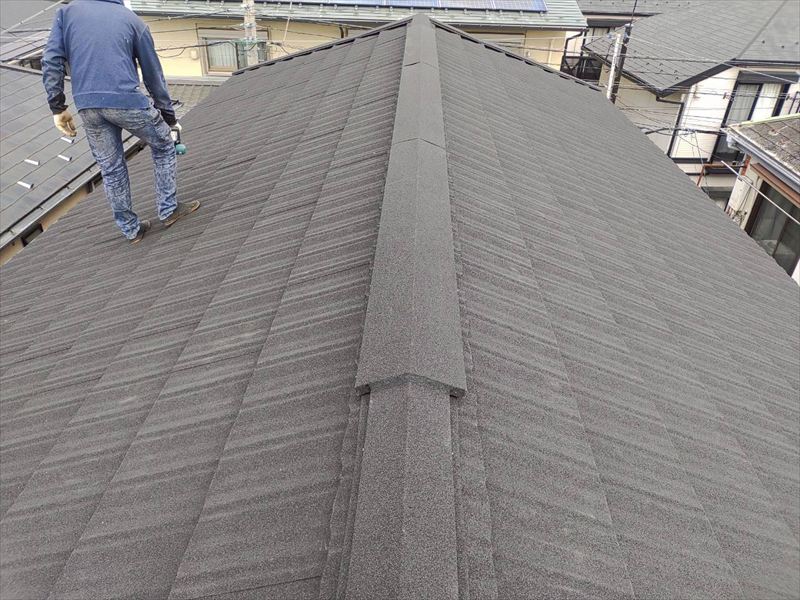 築30年の屋根塗装・葺き替え